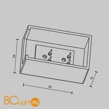 Заглушка для шинопровода Maytoni Accessories for tracks Elasity new TRA160EC-1B - Фото 1