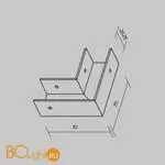 Коннектор угловой для профиля Elasity IP черный Maytoni O-TR001-AC90 - Фото 4