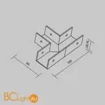 Коннектор T-образный для профиля Elasity IP Maytoni O-TR001-TC - Фото 4