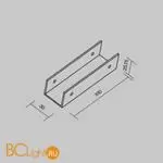 Коннектор прямой для профиля Elasity IP черный Maytoni O-TR001-SC180 - Фото 4