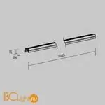 Профиль 2м Elasity IP накладной черный O-TR001-P-B2M - Фото 1