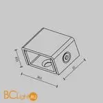 Фиксатор шинопровода Maytoni Accessories for tracks Elasity TRA160H-B - Фото 1