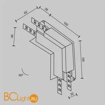 Коннектор шинопровода Maytoni Accessories for tracks Exility TRA034ICL-42.12W - Фото 5