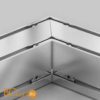 Комплект уголков 90° горизонтальных (2 соединителя + 4 винта) для профиля Maytoni Accessories for tracks Exility TRA034CL-MP-1 - Фото 1