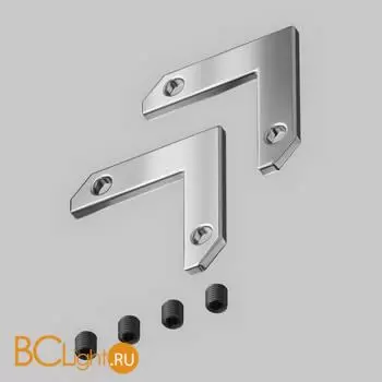 Комплект уголков 90° горизонтальных (2 соединителя + 4 винта) для профиля Maytoni Accessories for tracks Exility TRA034CL-MP-1 - Фото 0