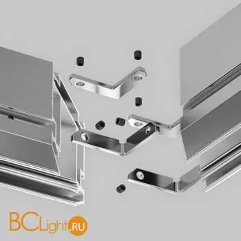 Комплект уголков 90° горизонтальных (2 соединителя + 4 винта) для профиля Maytoni Accessories for tracks Exility TRA034CL-MP-1 - Фото 2