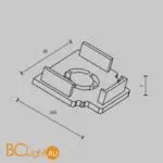 Заглушка для шинопровода Maytoni Accessories for tracks Exility TRAM034EC-42B - Фото 4