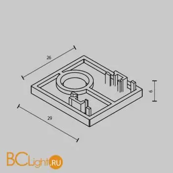 Заглушка для шинопровода Maytoni Accessories for tracks Exility TRAM034EC-41W - Фото 4