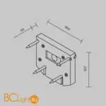 Заглушка для шинопровода Maytoni Accessories for tracks Exility TRA034D-EC-422W - Фото 2