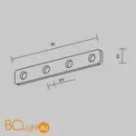 Комплект прямых соединителей для демпферного шинопровода, 4 шт Maytoni Accessories for tracks Exility TRA034D-C-42S - Фото 5