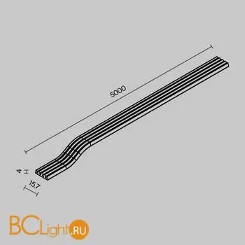 Токоведущая лента 5м Exility IP черный O-TR002-PW-5M - Фото 4