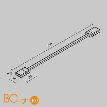Гибкий коннектор для токоведущей ленты Exility IP черный O-TR002-SC - Фото 4