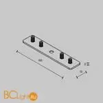 Коннектор прямой для низкопрофильного шинопровода Maytoni Accessories for tracks Exility TRAM034CI-R-41B - Фото 4