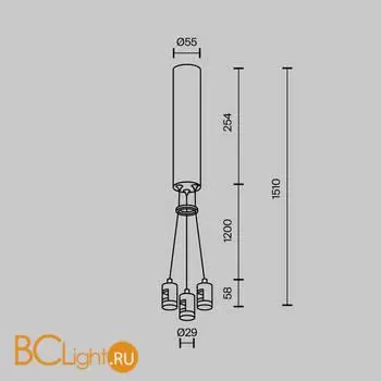 Крепление для шинопровода Maytoni Accessories for tracks Flarity new TRA154SW-BB-R-B - Фото 3