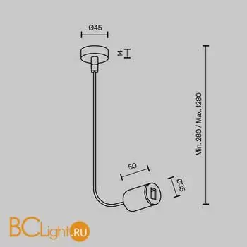 Токоподвод Maytoni Accessories for tracks Flarity new TRA154C-SB1-BS - Фото 3