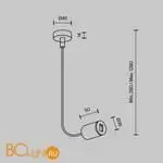 Токоподвод Maytoni Accessories for tracks Flarity new TRA154C-SB1-BS - Фото 3