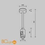 Крепление потолочное Maytoni Accessories for tracks Flarity TRA156C-SL1-PT - Фото 3