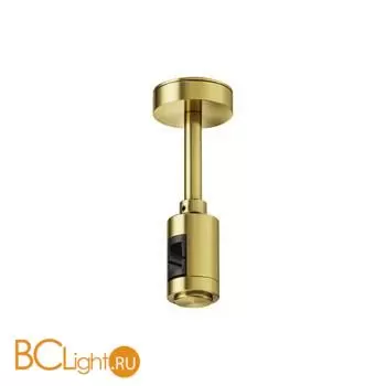 Крепление потолочное Short 78мм с вводом питания Flarity латунь Maytoni Accessories for tracks TRA156C-B1-BS