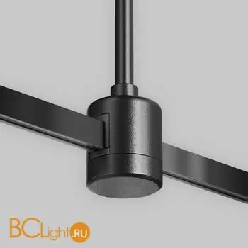 Крепление потолочное Short 78мм с прямым коннектором питания Flarity черный Maytoni Accessories for tracks TRA156C-IPC1-B - Фото 1