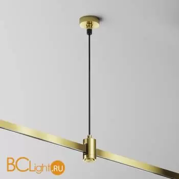Подвес тросовый Hang с вводом питания Flarity латунь Maytoni Accessories for tracks TRA157SW-B1-BS - Фото 0