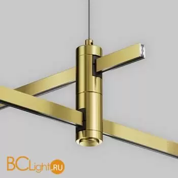 Подвес тросовый Hang двойной Flarity латунь Maytoni Accessories for tracks RA157SW-D1-BS - Фото 1