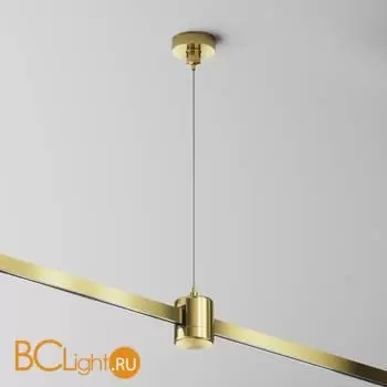 Подвес тросовый Hang с прямым коннектором питания Flarity латунь Maytoni Accessories for tracks TRA157SW-IPC1-BS - Фото 0