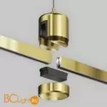 Подвес тросовый Hang с прямым коннектором питания Flarity латунь Maytoni Accessories for tracks TRA157SW-IPC1-BS - Фото 2