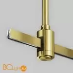 Крепление потолочное Medium 360мм с вводом питания Flarity латунь Maytoni Accessories for tracks TRA158C-BL1-BS - Фото 1