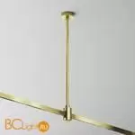 Крепление потолочное Medium 360мм с вводом питания Flarity латунь Maytoni Accessories for tracks TRA158C-BL1-BS - Фото 0