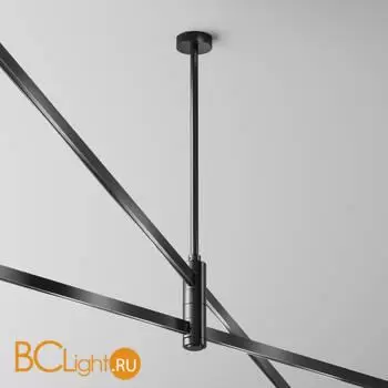 Крепление потолочное Medium двойное 300мм Flarity черный Maytoni Accessories for tracks TRA158C-D1-B - Фото 0