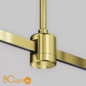 Крепление потолочное Medium 300мм с прямым коннектором питания Flarity латунь Maytoni Accessories for tracks TRA158C-IPC1-BS - Фото 1