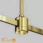 Крепление потолочное Medium 300мм с прямым коннектором питания Flarity латунь Maytoni Accessories for tracks TRA158C-IPC1-BS - Фото 1