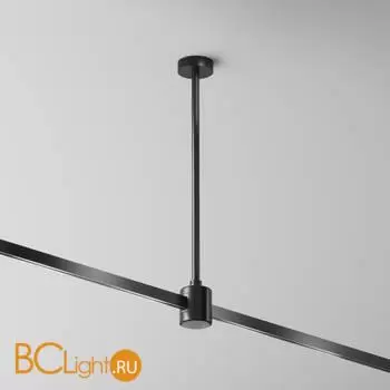 Крепление потолочное Medium 300мм с прямым коннектором питания Flarity черный Maytoni Accessories for tracks TRA158C-IPC1-B - Фото 0