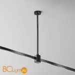 Крепление потолочное Medium 300мм с прямым коннектором питания Flarity черный Maytoni Accessories for tracks TRA158C-IPC1-B - Фото 0