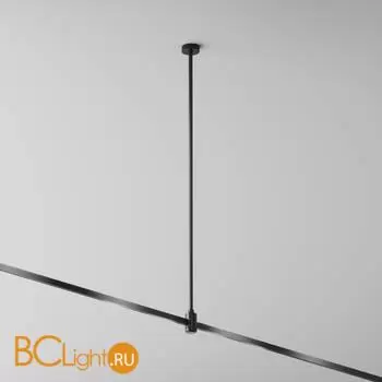 Крепление потолочное Long 700мм с вводом питания Flarity черный Maytoni Accessories for tracks TRA159C-B1-B - Фото 1