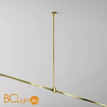 Крепление потолочное Long 700мм с прямым коннектором питания Flarity латунь Maytoni Accessories for tracks TRA159C-IPC1-BS - Фото 0