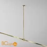 Крепление потолочное Long 700мм с прямым коннектором питания Flarity латунь Maytoni Accessories for tracks TRA159C-IPC1-BS - Фото 0