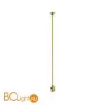 Крепление потолочное Long 700мм с прямым коннектором питания Flarity латунь Maytoni Accessories for tracks TRA159C-IPC1-BS