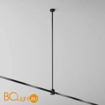 Крепление потолочное Long 760мм с прямым коннектором питания Flarity черный Maytoni Accessories for tracks TRA159C-IPCL1-B - Фото 0
