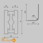 Радиусный коннектор для шинопровода Flarity черный Maytoni Accessories for tracks TRX154-RC80-B - Фото 3