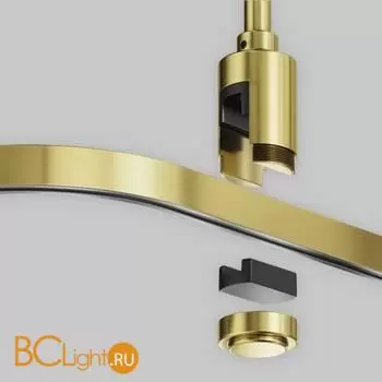 Радиусный коннектор для шинопровода Flarity латунь Maytoni Accessories for tracks TRX154-RC80-BS - Фото 2