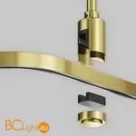 Радиусный коннектор для шинопровода Flarity латунь Maytoni Accessories for tracks TRX154-RC80-BS - Фото 2