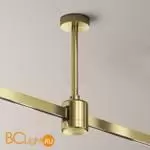 Крепление потолочное Short 138мм с прямым коннектором питания Flarity латунь Maytoni Accessories for tracks TRA156C-IPCL1-BS - Фото 2