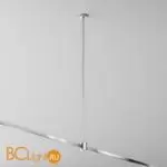 Крепление потолочное Long 760мм с прямым коннектором питания Flarity платина Maytoni Accessories for tracks TRA159C-IPCL1-PT - Фото 0