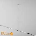 Крепление потолочное Long 700мм с прямым коннектором питания Flarity платина Maytoni Accessories for tracks TRA159C-IPC1-PT - Фото 0