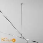 Крепление потолочное Long двойное 700мм Flarity платина Maytoni Accessories for tracks TRA159C-D1-PT - Фото 0