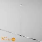 Крепление потолочное Long 700мм с вводом питания Flarity платина Maytoni Accessories for tracks TRA159C-B1-PT - Фото 0
