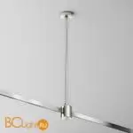 Крепление потолочное Medium 360мм с прямым коннектором питания Flarity платина Maytoni Accessories for tracks TRA158C-IPCL1-PT - Фото 0