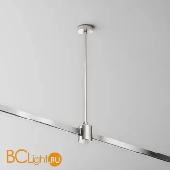 Крепление потолочное Medium 300мм с прямым коннектором питания Flarity платина Maytoni Accessories for tracks TRA158C-IPC1-PT - Фото 0
