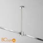 Крепление потолочное Medium 300мм с прямым коннектором питания Flarity платина Maytoni Accessories for tracks TRA158C-IPC1-PT - Фото 0